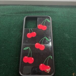 Black and Red Cherry Phone Case